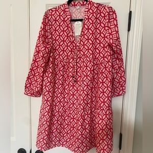Floral pink dress NWT, medium